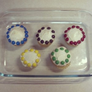 Olympic Cupcakes Version 2