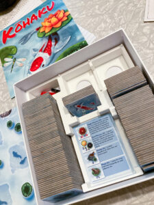 Kohaku game box with a custom 3d-printed insert