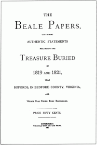 Beale Papers Pamphlet